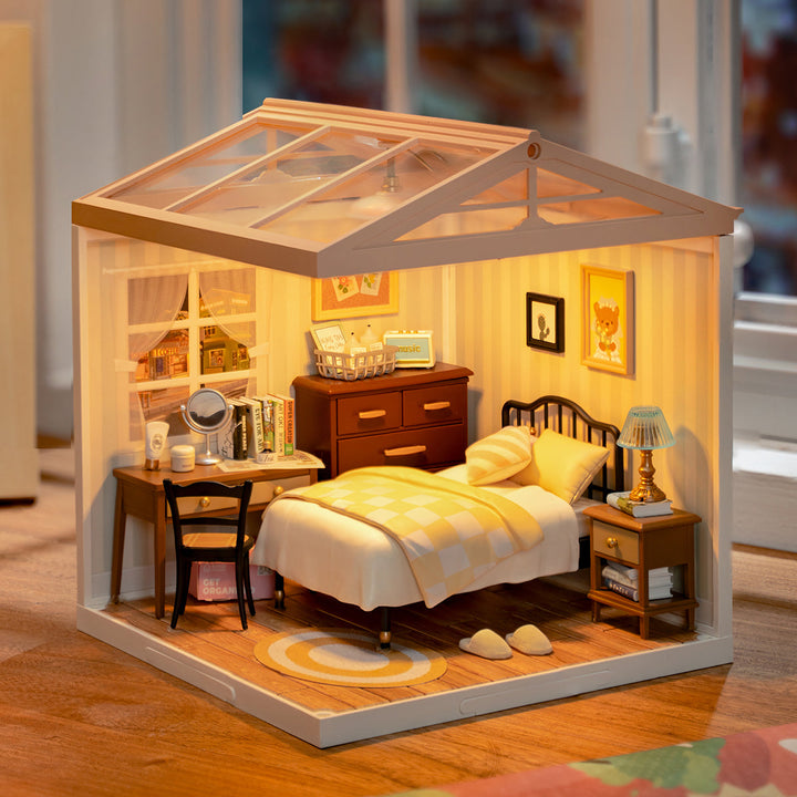 Sweet Dream Bedroom Miniature Kit completed product view