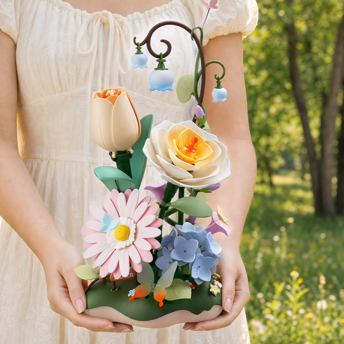 ROKR Garden Ramble Mechanical Flower Bouquet Kit official detail view 5