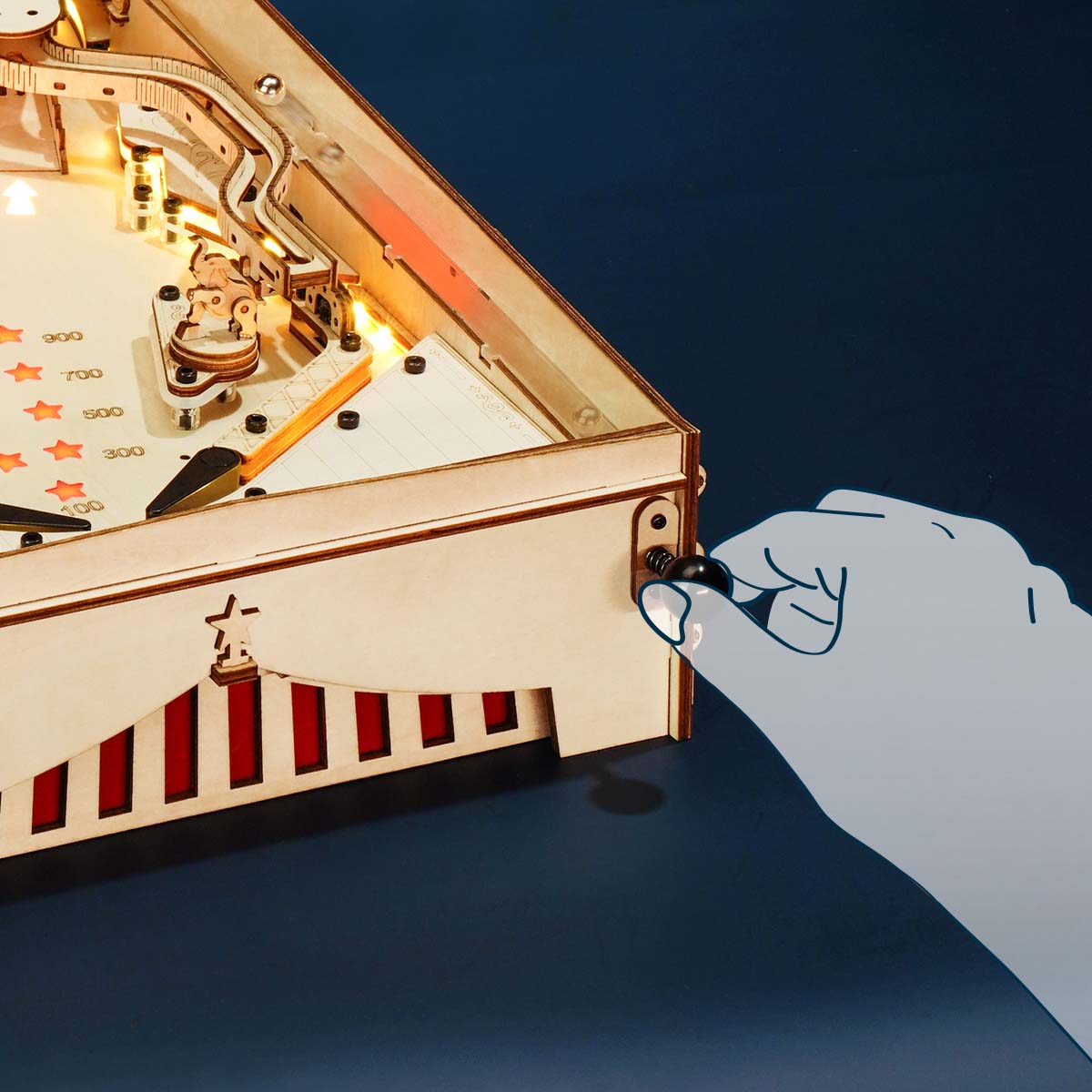 ROKR 3D Pinball Machine Kit official detail view 4