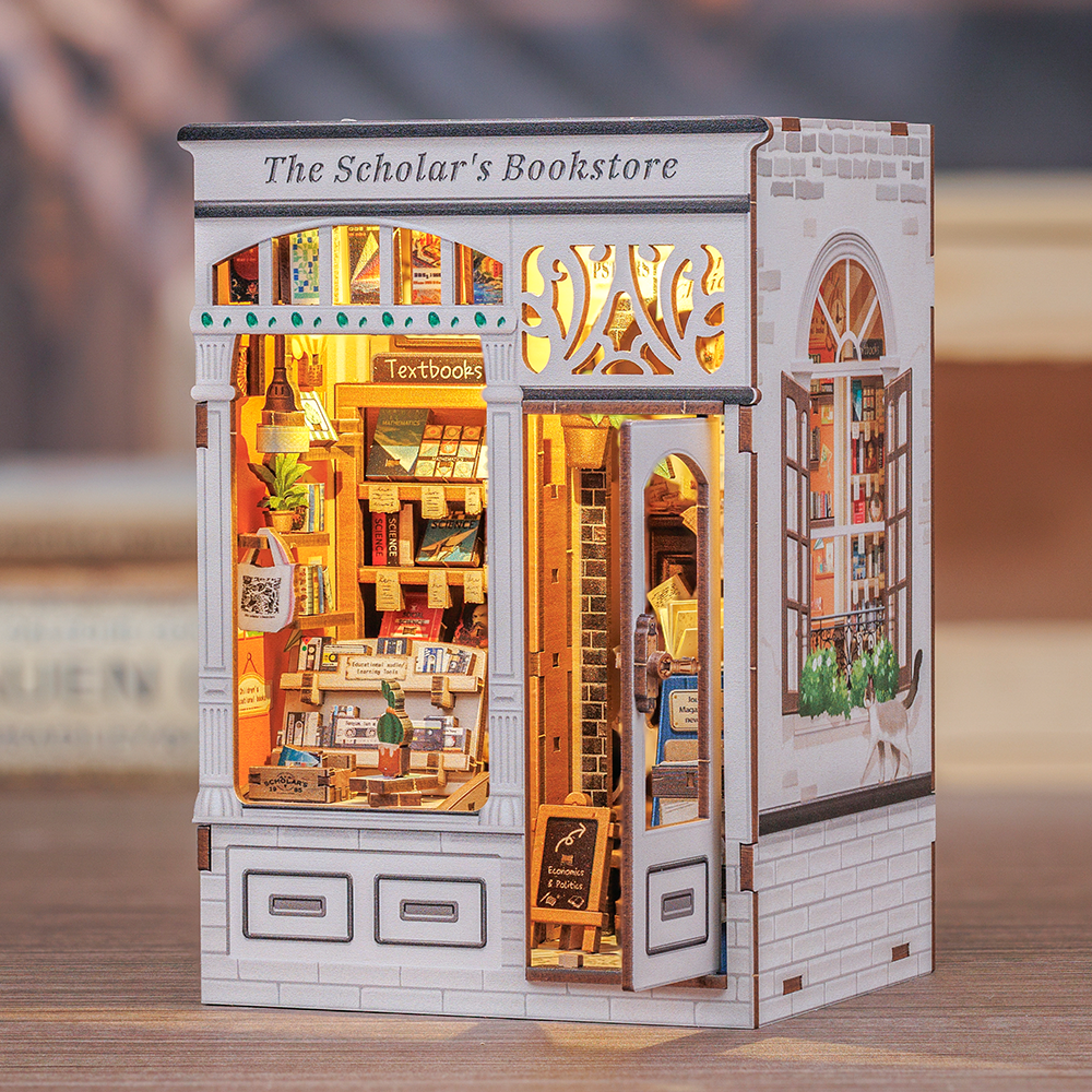 The Scholar's Bookstore Book Nook Kit official product view 3