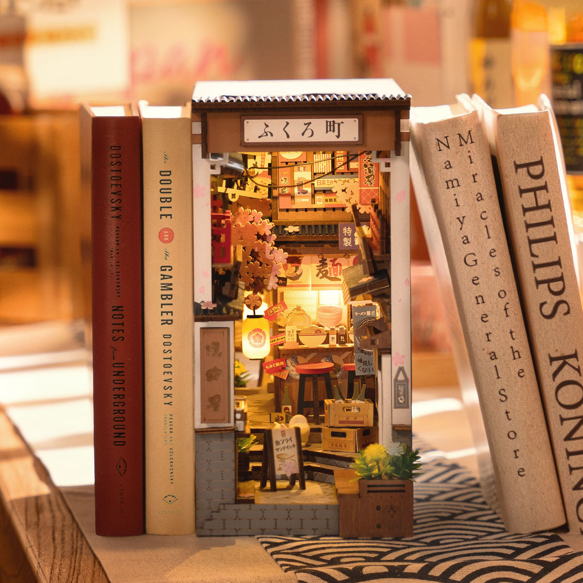 Sakura Wine Alley Book Nook Kit official detail view 2