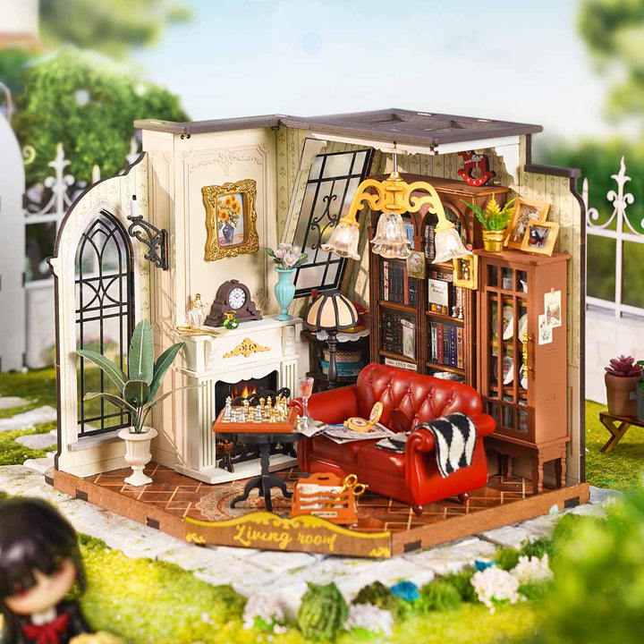 Catherine's Living Room Miniature House Kit official detail view 2