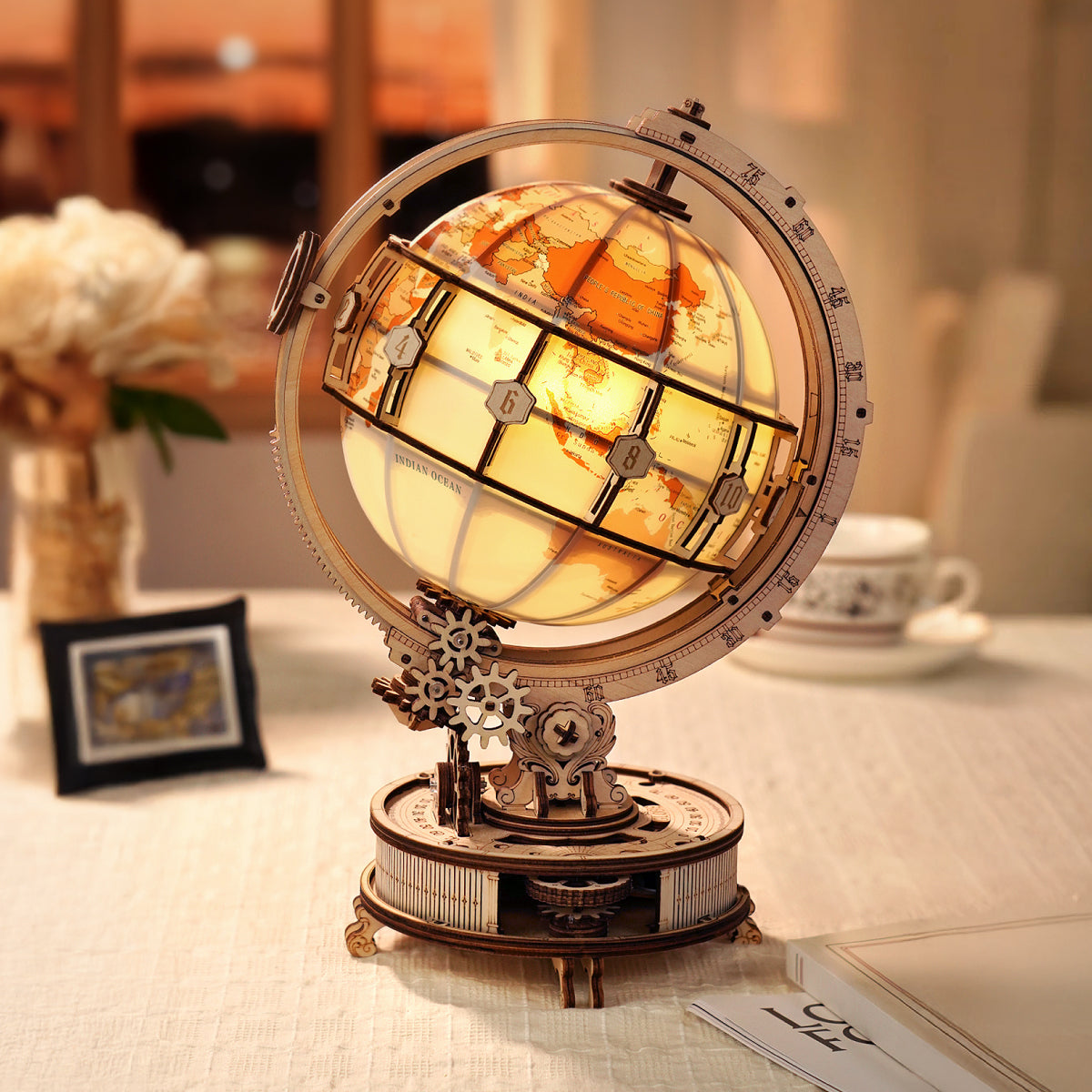 ROKR Luminous Globe Electric Model Kit official detail view 6