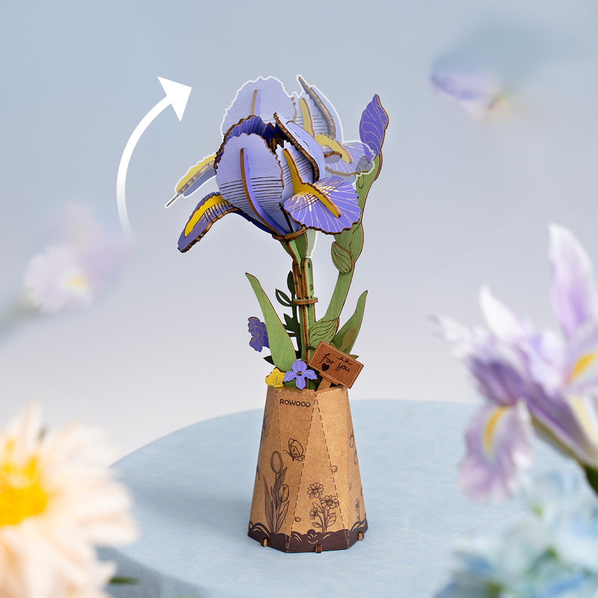 Rowood Purple Iris Creative Kit official product view 3