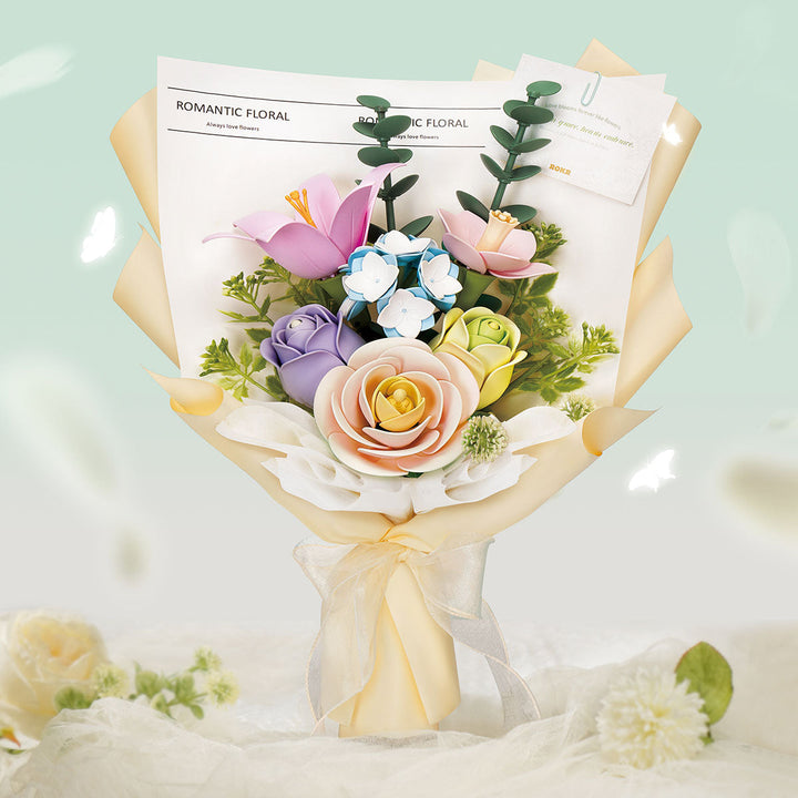 ROKR Spring Time Flower Bouquet Kit completed product view