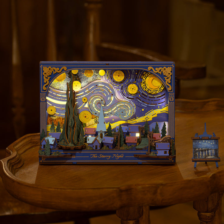 Rowood Starry Night Wall Art Kit official detail view 2