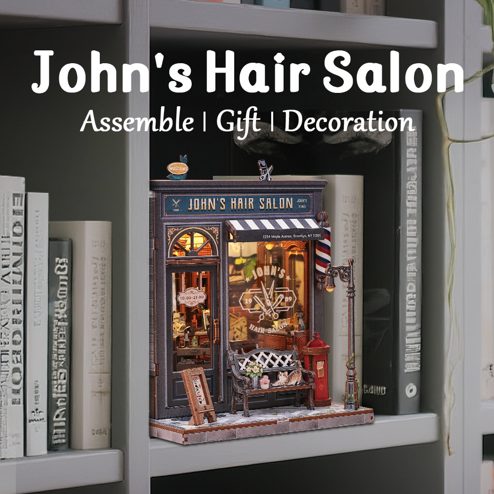 John's Hair Salon Miniature Kit official product view 4