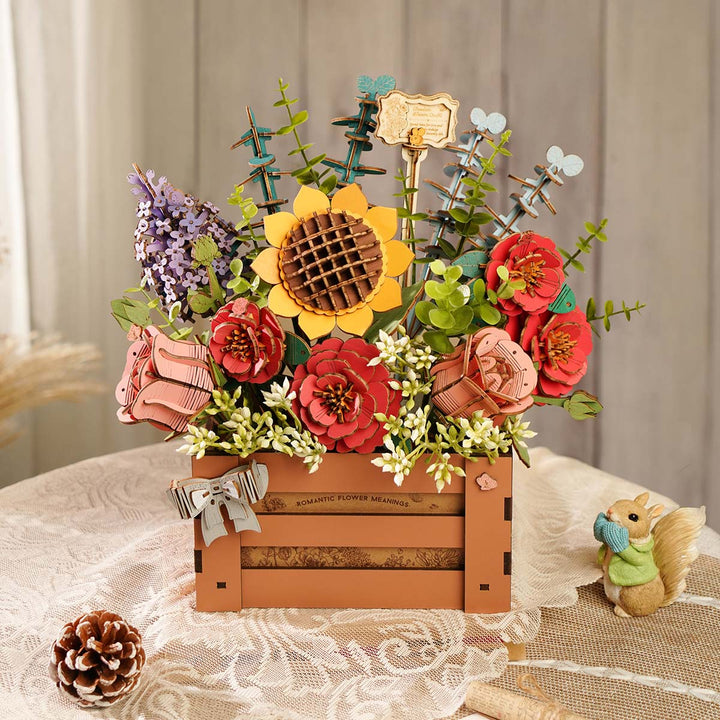 Rowood Wooden Bloom Box Kit official detail view 2