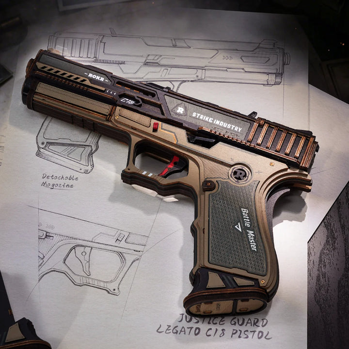 ROKR Legato C18 Pistol Mechanical Model Kit