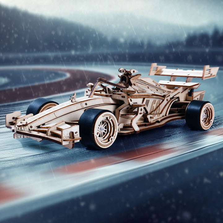 ROKR Racing Car Model Kit completed product view