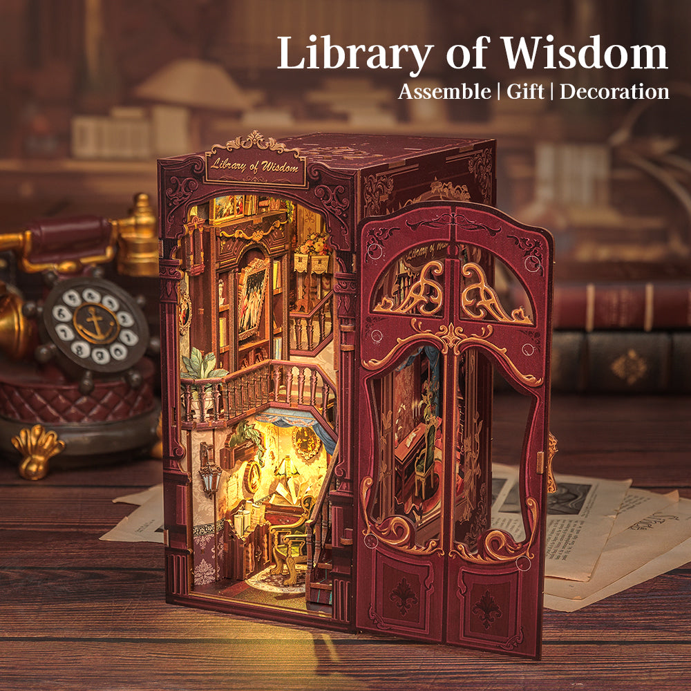 Library of Wisdom Book Nook Kit official product view 3