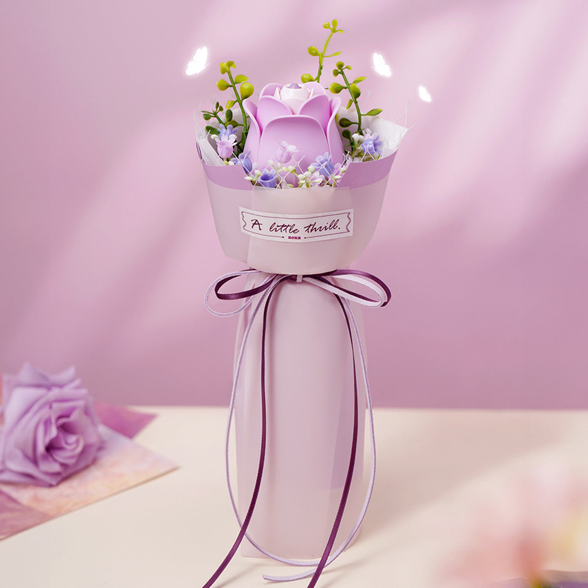 Rowood Purple Rose Creative Kit completed product view