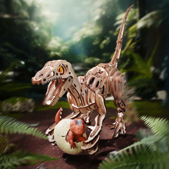 ROKR Velociraptor Mechanical Model Kit official detail view 2
