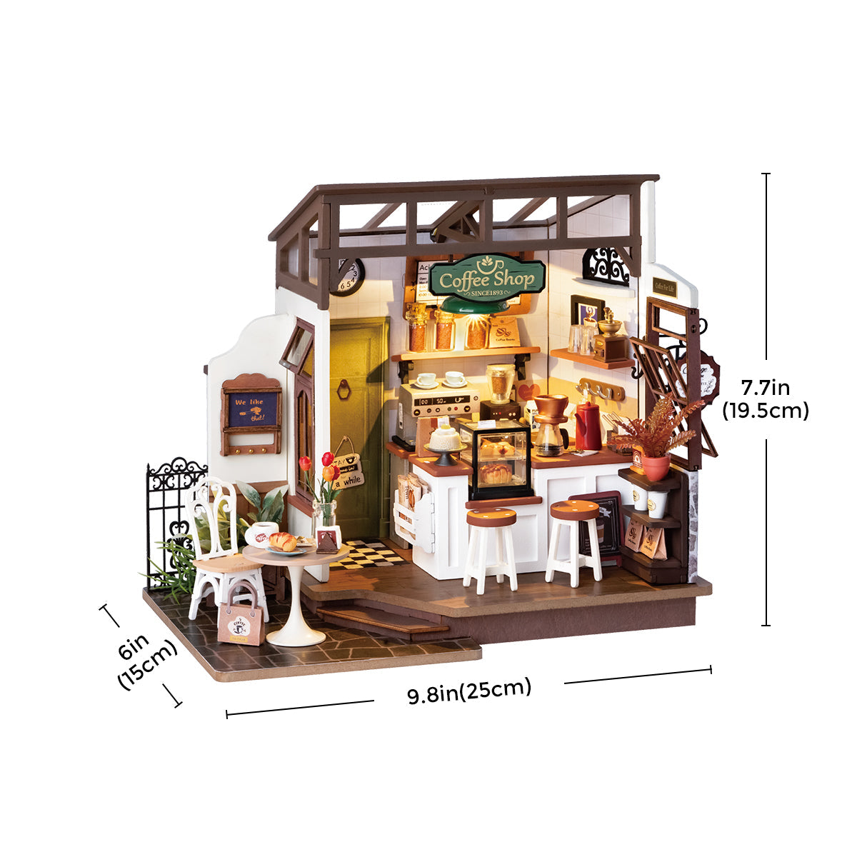 No.17 Cafe Miniature Kit official product view 6