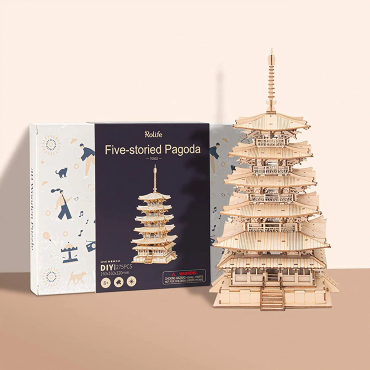 Rowood Five-storied Pagoda Creative Kit official product view 7
