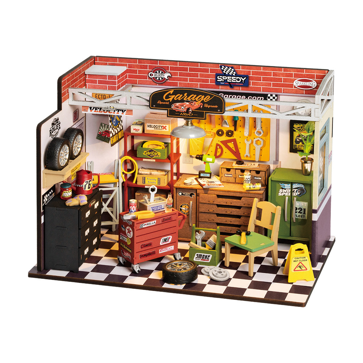 Garage Workshop Miniature Kit official product view 2