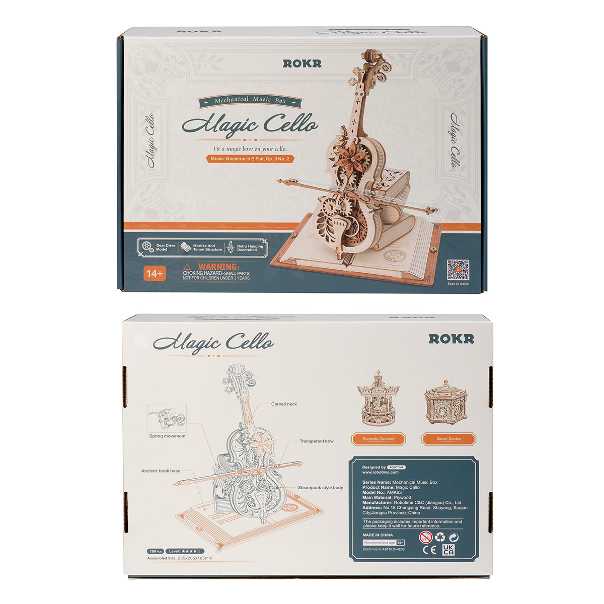 ROKR magic cello Model Kit official product view 7