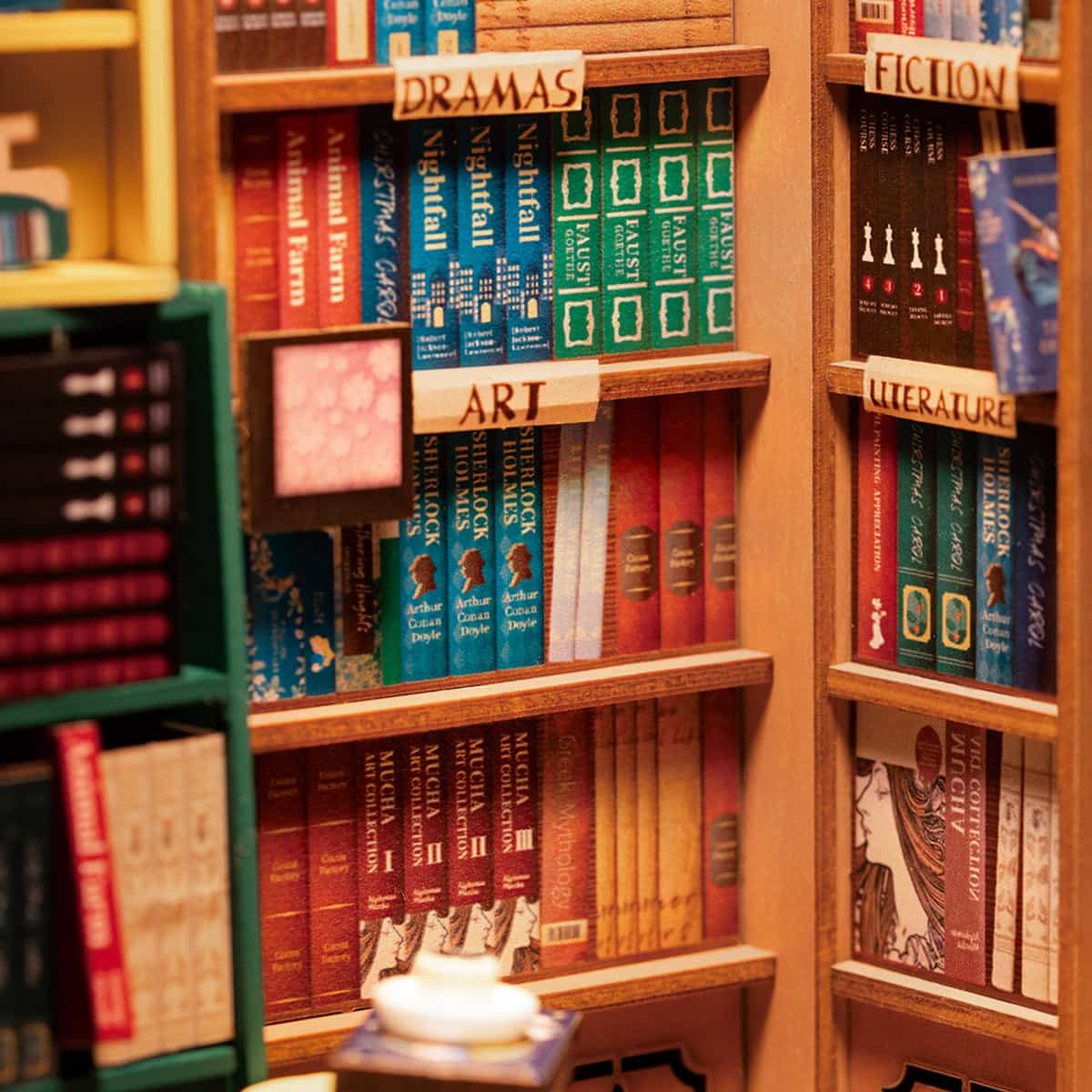 Bookstore Book Nook Kit official detail view 6