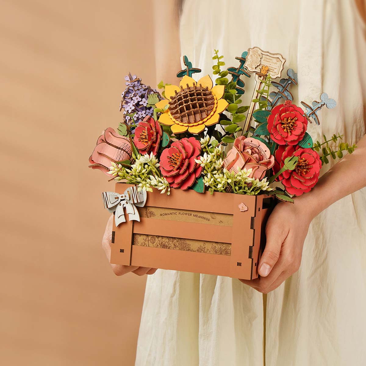Rowood Wooden Bloom Box Kit official detail view 3