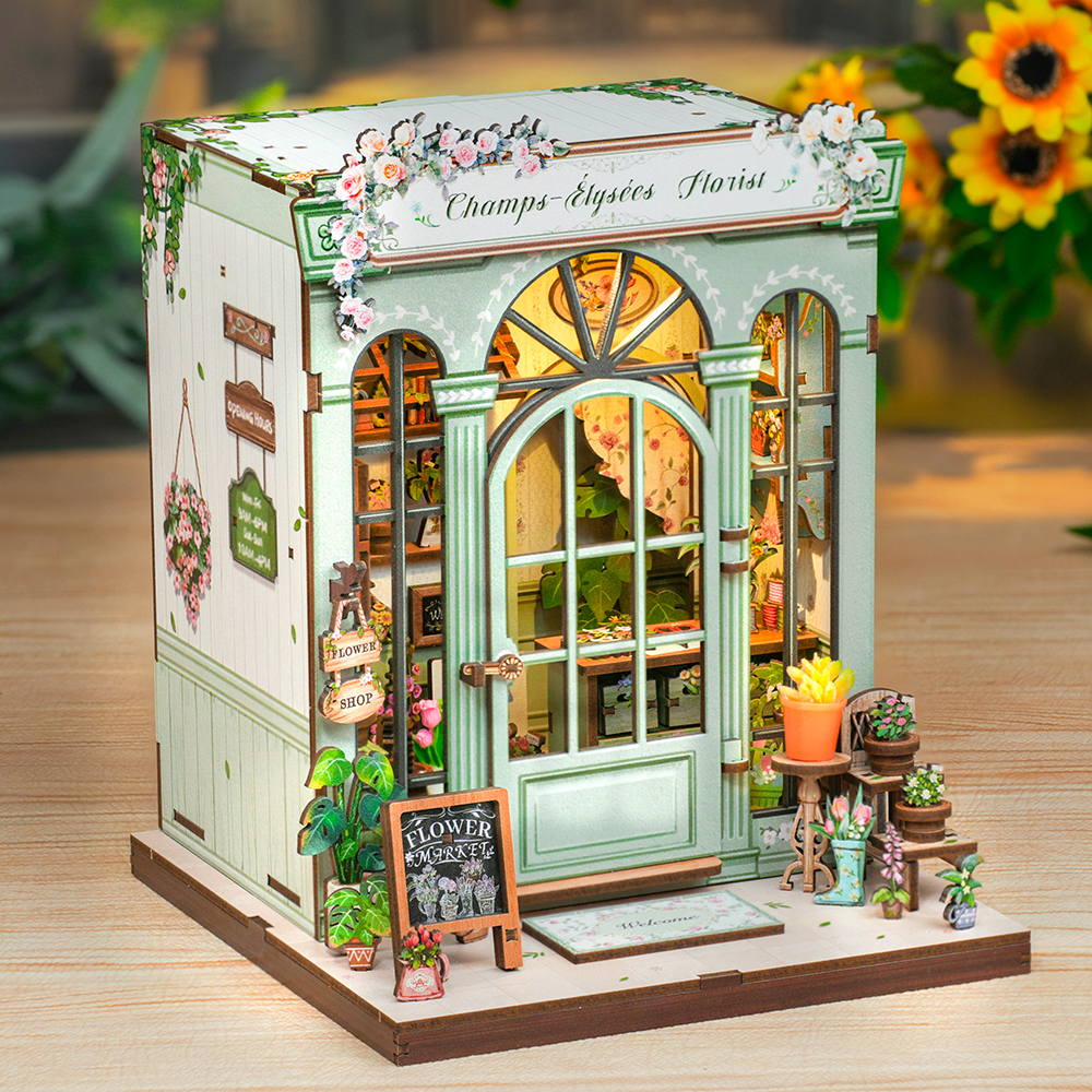 Champs-Élysées Florist Book Nook Kit official product view 2