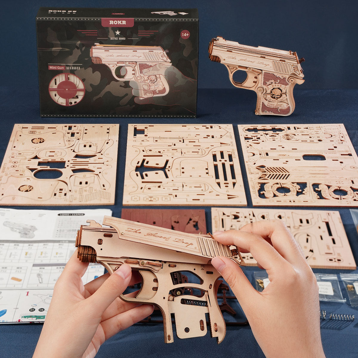 ROKR Mini Gund Model Kit official product view 4