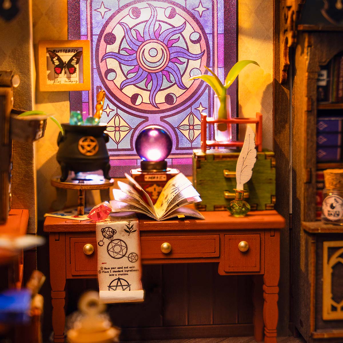 The Magic Study Miniature House Kit official product view 4