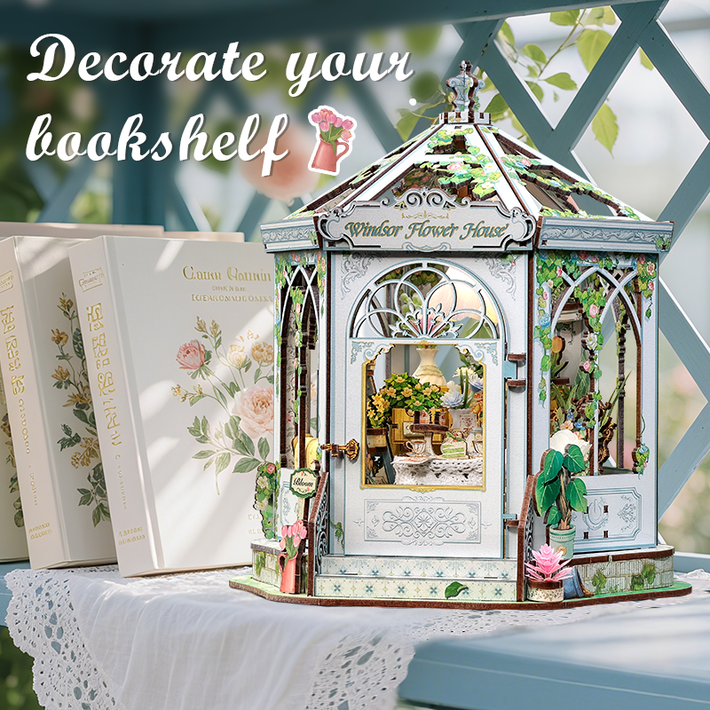 Windsor Flower House Miniature Kit official product view 4