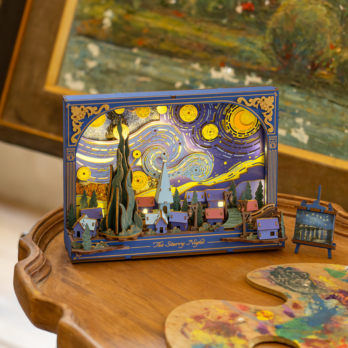 Rowood Starry Night Wall Art Kit official detail view 3