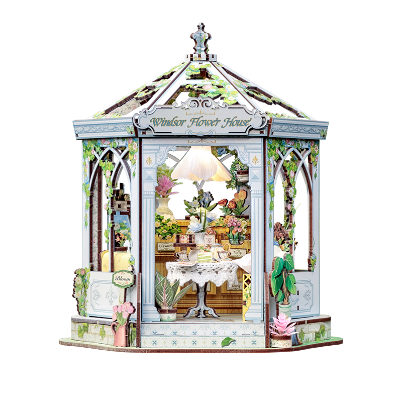 Windsor Flower House Miniature Kit official product view 13