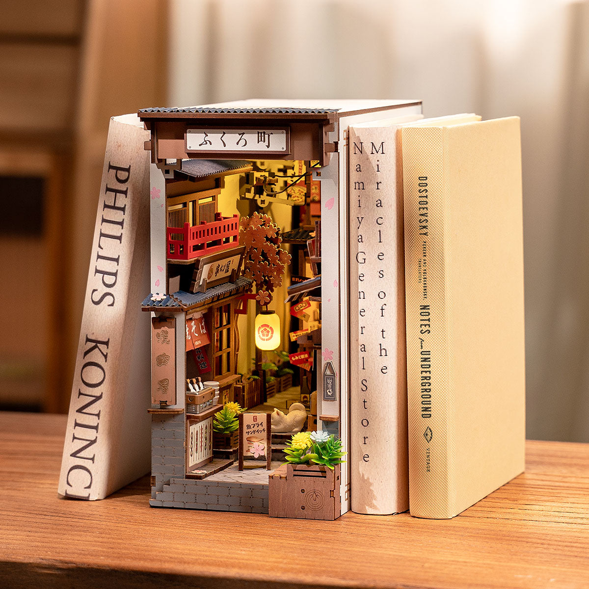 Sakura Wine Alley Book Nook Kit official detail view 5