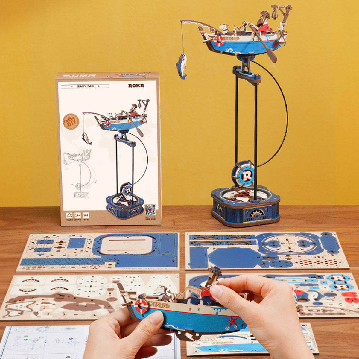 ROKR Ocean Fisher Model Kit official product view 4