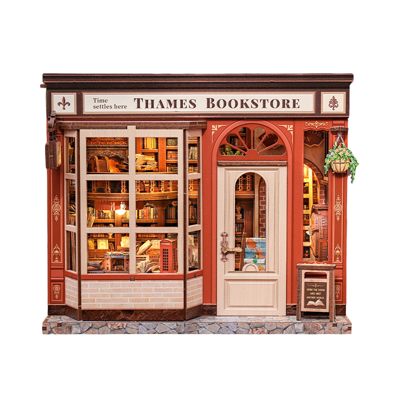 Thames Bookstore Miniature Kit official product view 10
