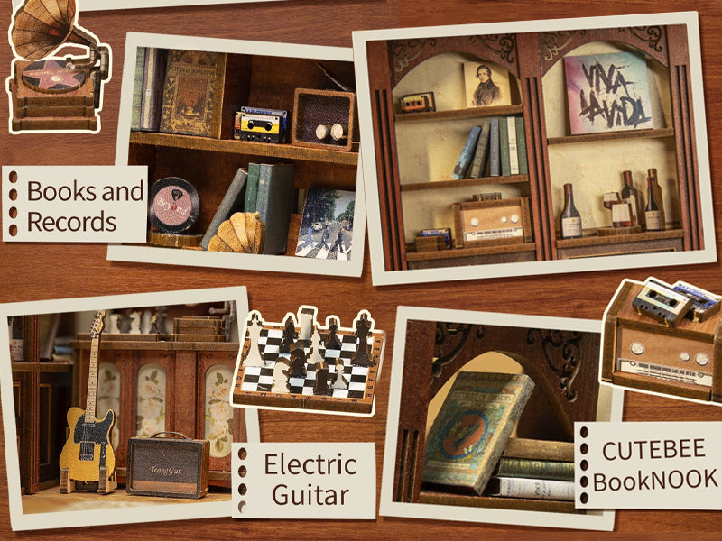 The Secret Rhythm Book Nook Kit official product view 13