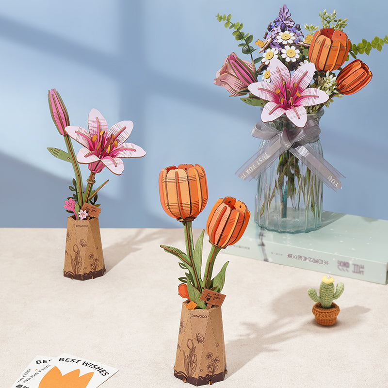 Rowood Orange Tulip Creative Kit official product view 3