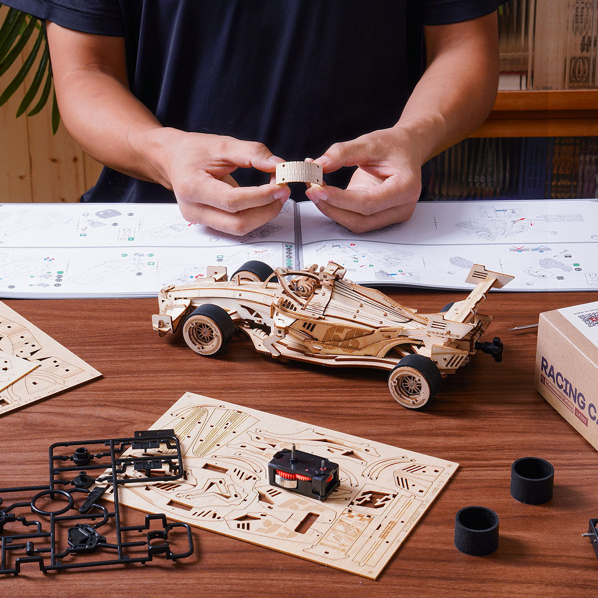 ROKR Racing Car Model Kit official product view 3
