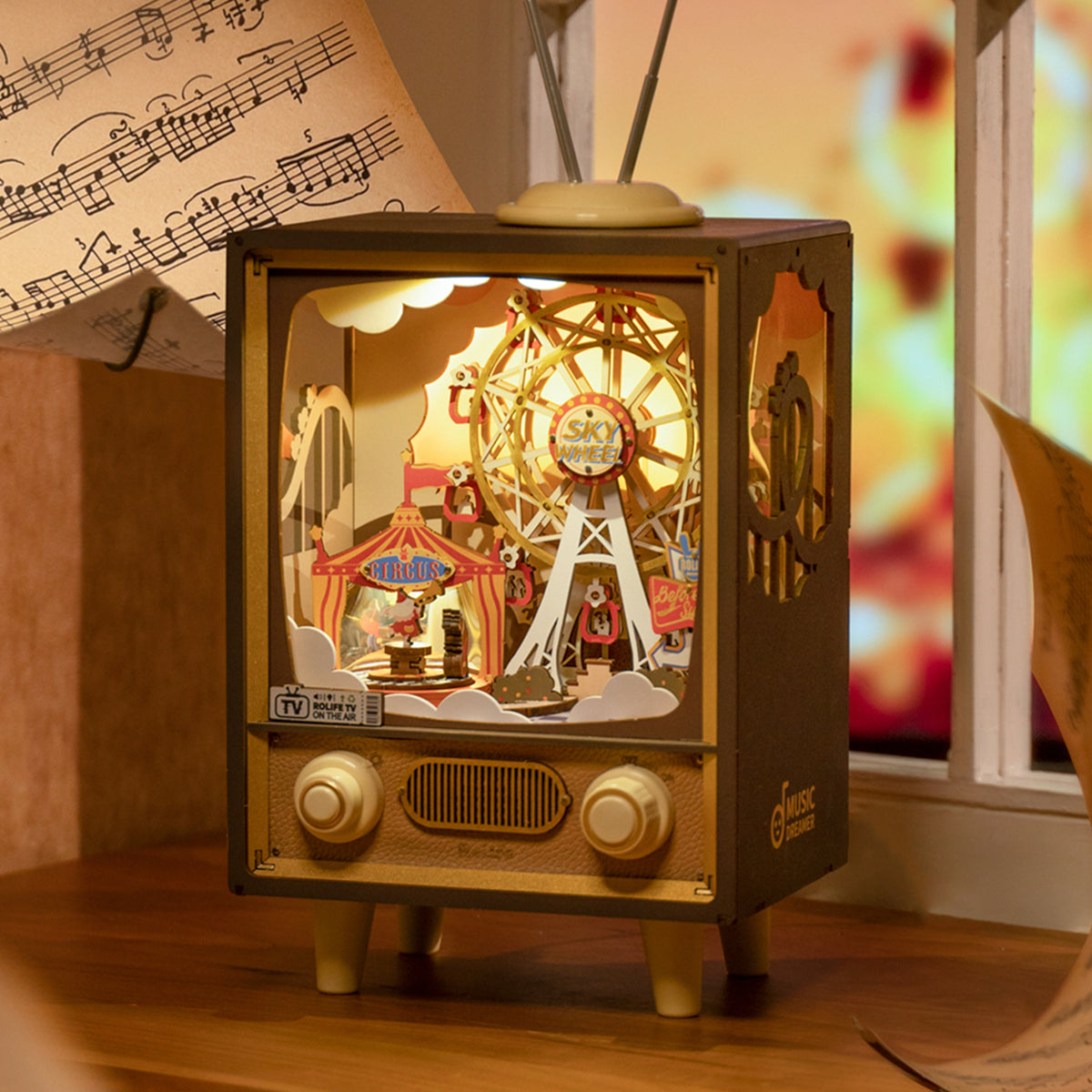 ROKR Sunset Carnival Model Kit official product view 4