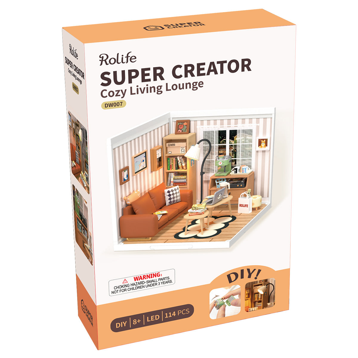 Cozy Living Lounge Miniature Kit official product view 8