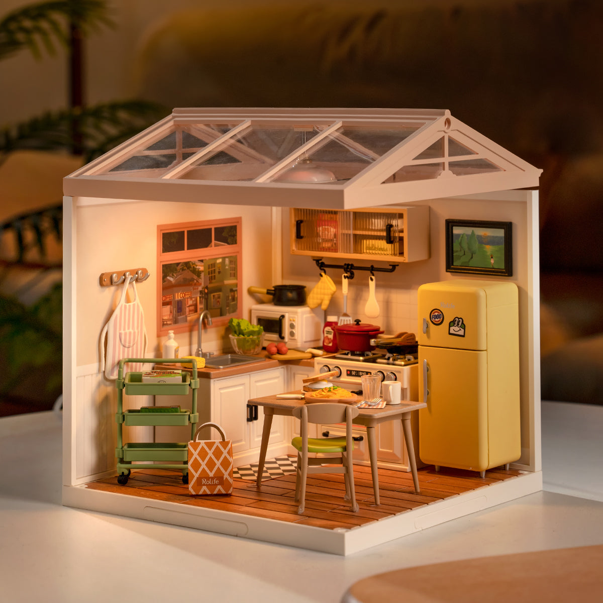 Happy Meals Kitchen Miniature Kit completed product view