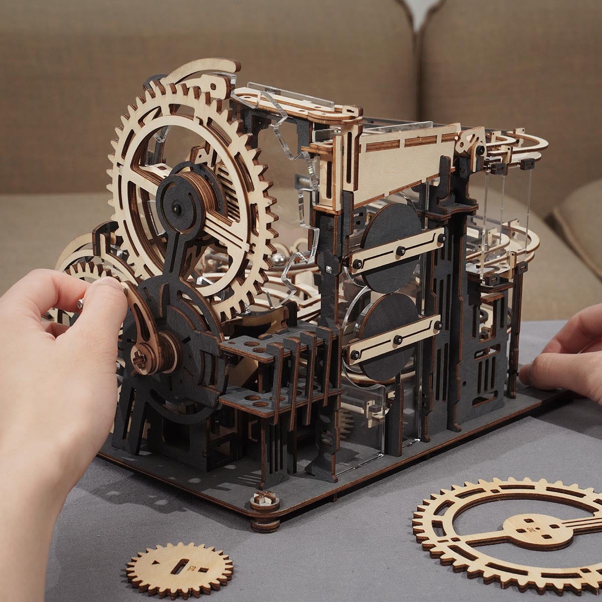 ROKR Marble Night City Model Kit official product view 6
