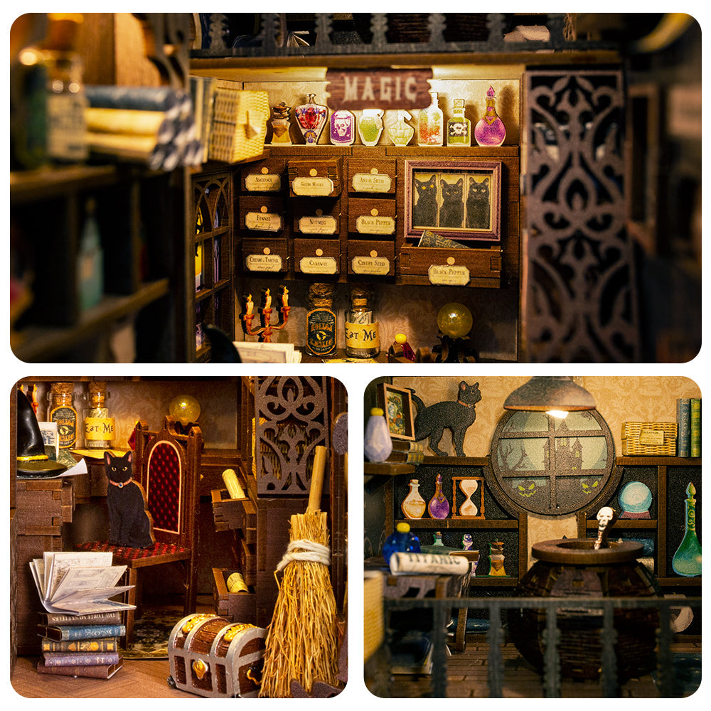 Magic pharmacist Book Nook Kit official product view 7