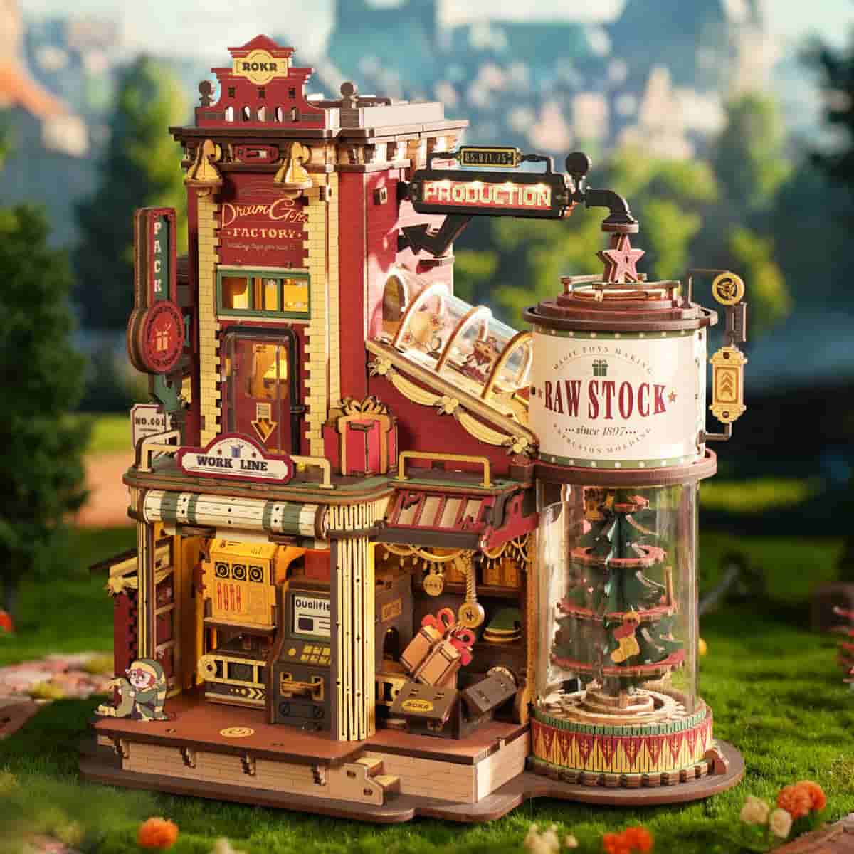 ROKR Dream Gift Factory Music Box Kit completed product view
