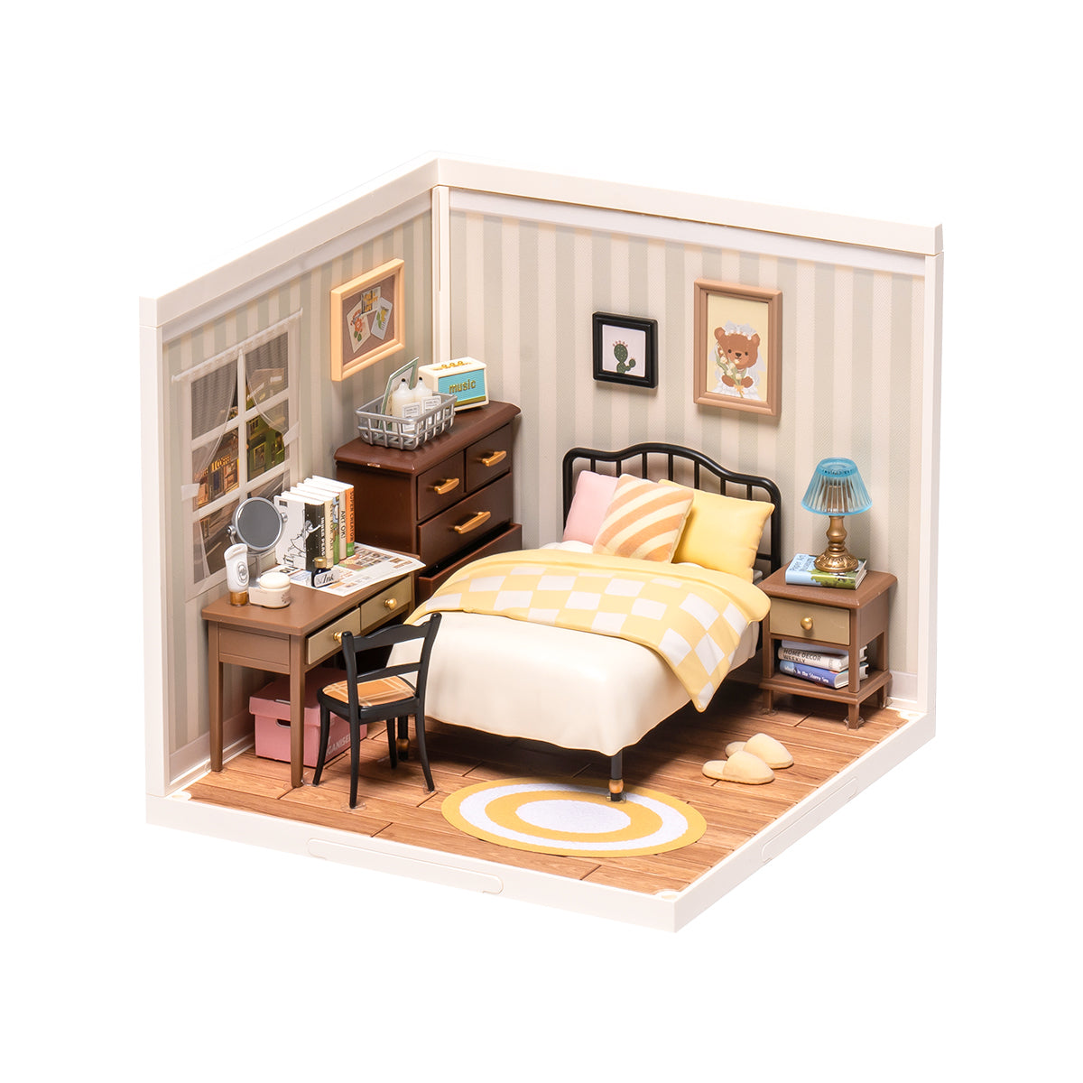 Sweet Dream Bedroom Miniature Kit official product view 2