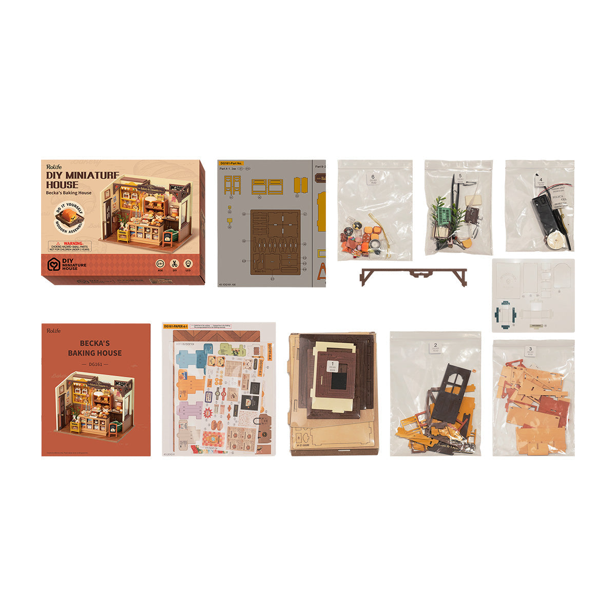 Becka's Baking House Miniature Kit official product view 7