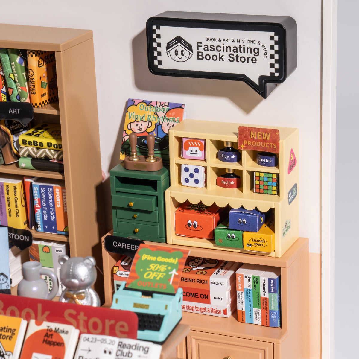 Bookstore Miniature Kit official product view 4