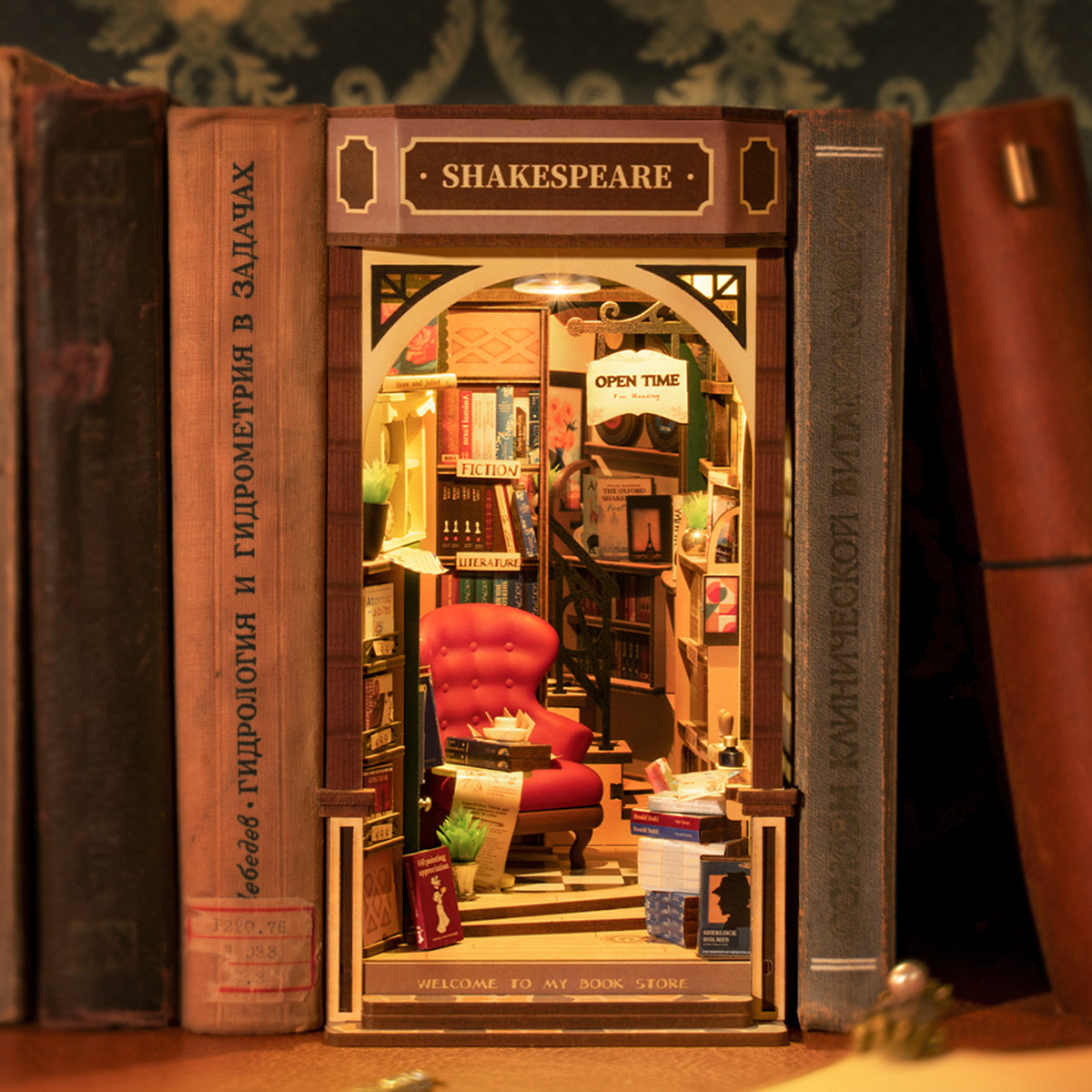 Bookstore Book Nook Kit official detail view 3
