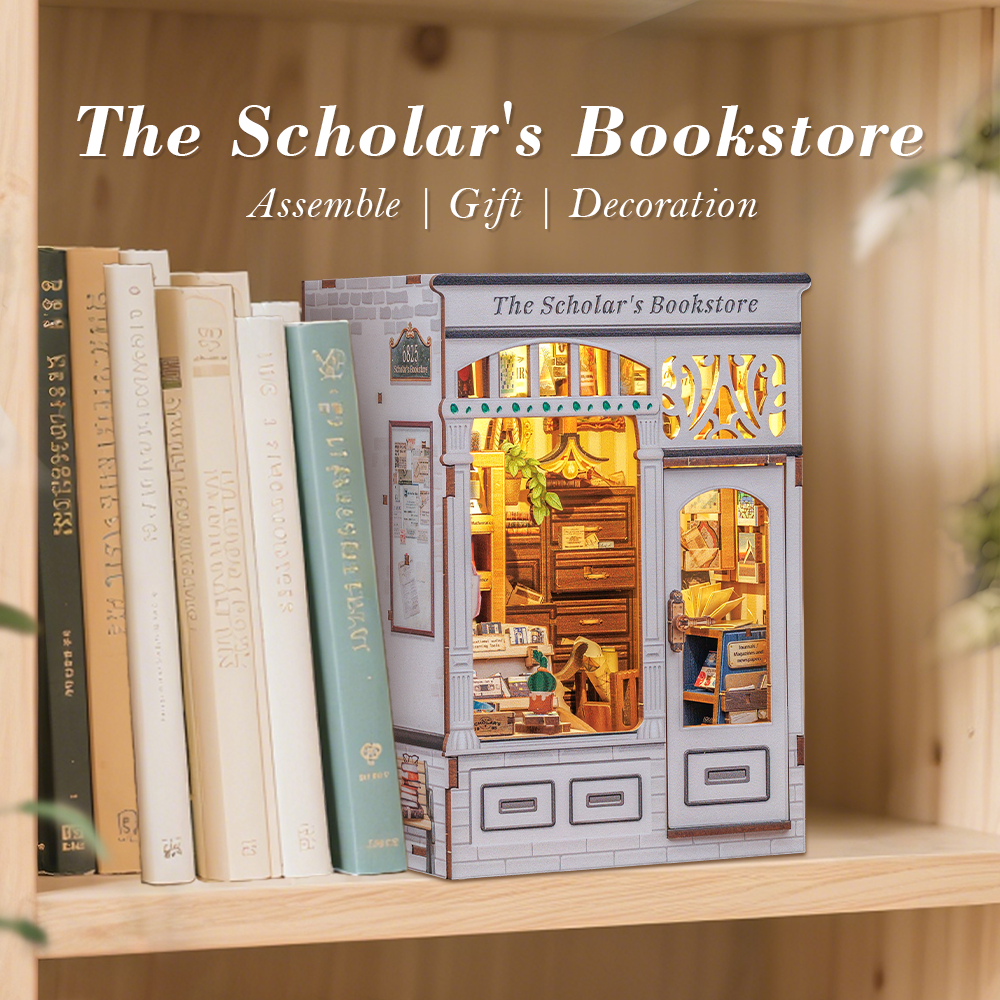 The Scholar's Bookstore Book Nook Kit official product view 6