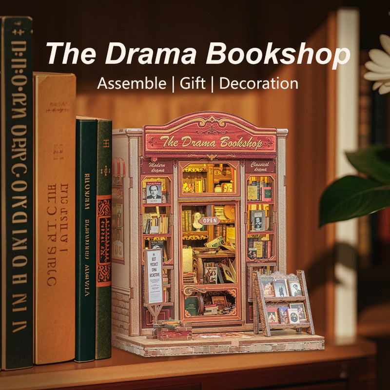 The Drama Bookshop Book Nook Kit official product view 3