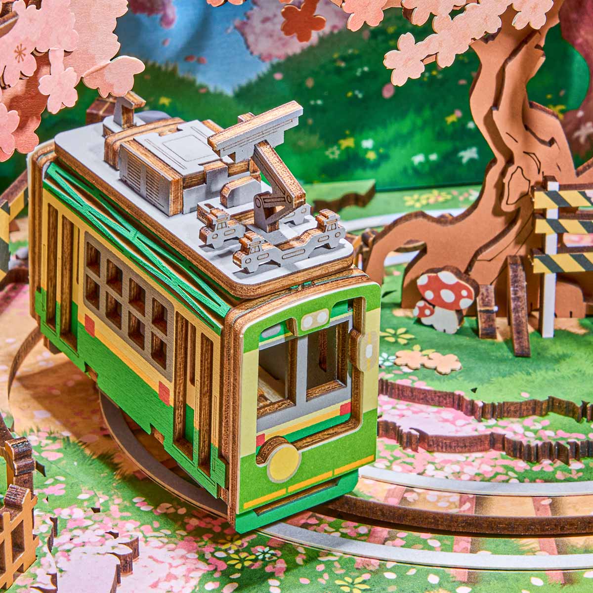 Rolife Sakura Dreamy Tour Music Box Kit official detail view 4