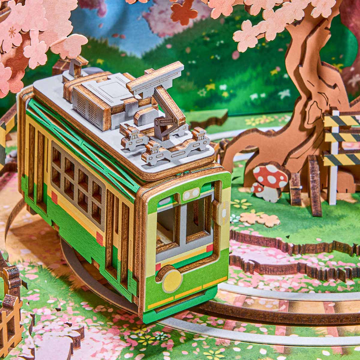 Rolife Sakura Dreamy Tour Music Box Kit official detail view 4