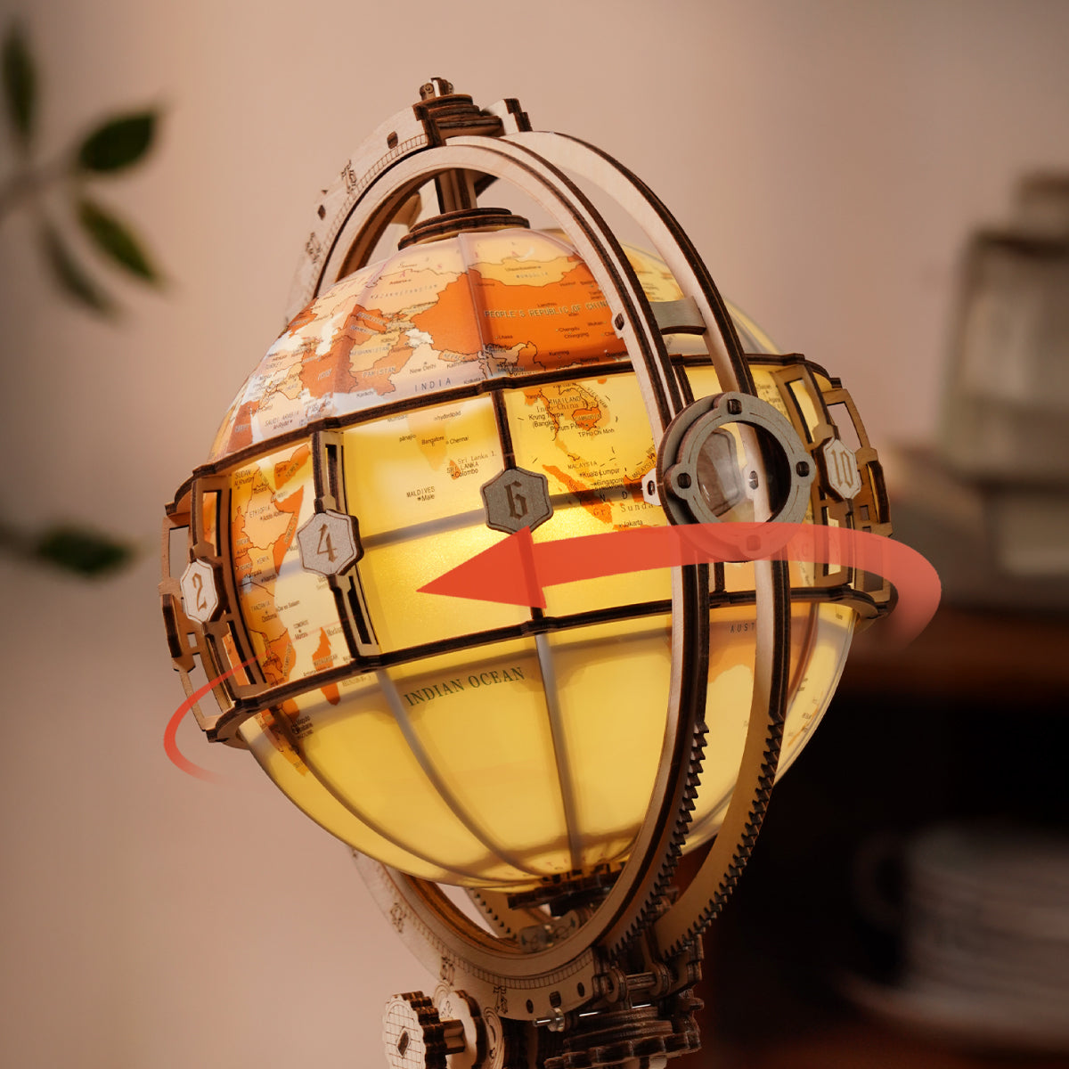 ROKR Luminous Globe Electric Model Kit official detail view 3